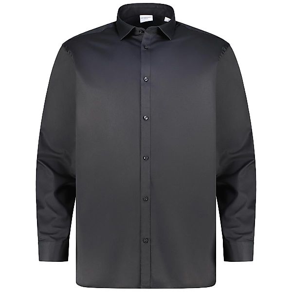 Jack&Jones Businesshemd mit Stretch, langarm Farbe schwarz Größe: 4XL günstig online kaufen