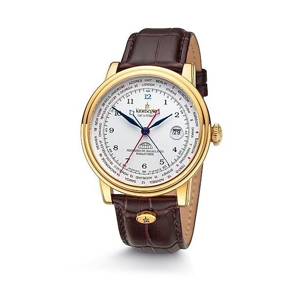 Kronsegler Automatikuhr "Fernando de Magallanes" Worldtimer günstig online kaufen