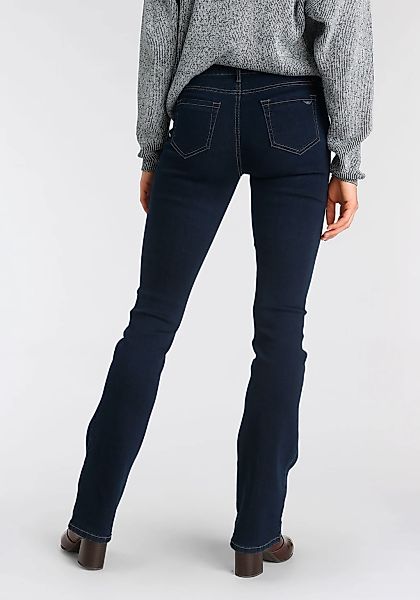 Arizona Bootcut-Jeans "Ultra-Stretch", normale Passform, Baby-Bootcut, Used günstig online kaufen