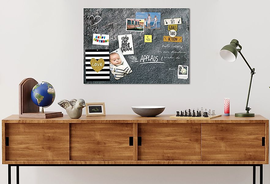 queence Pinnwand Magnetisches Memoboard, Tafel, Kalender, günstig online kaufen