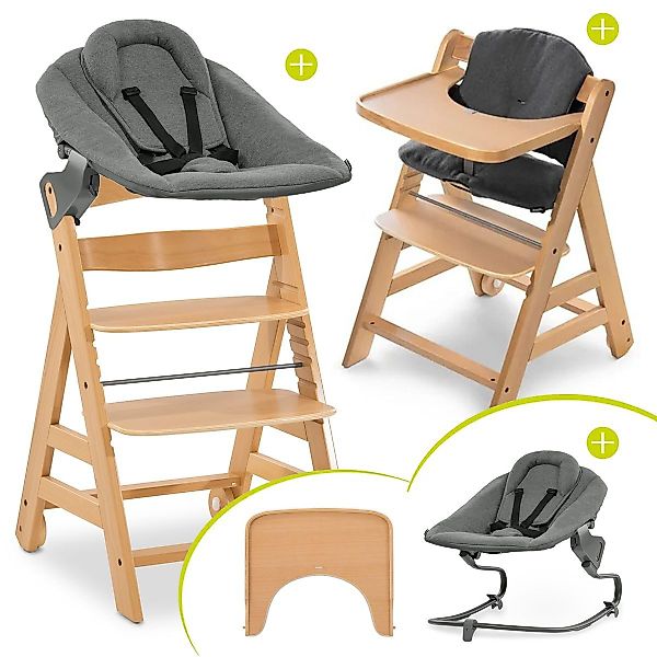 Hauck Hochstuhl Alpha Move Natur Newborn günstig online kaufen