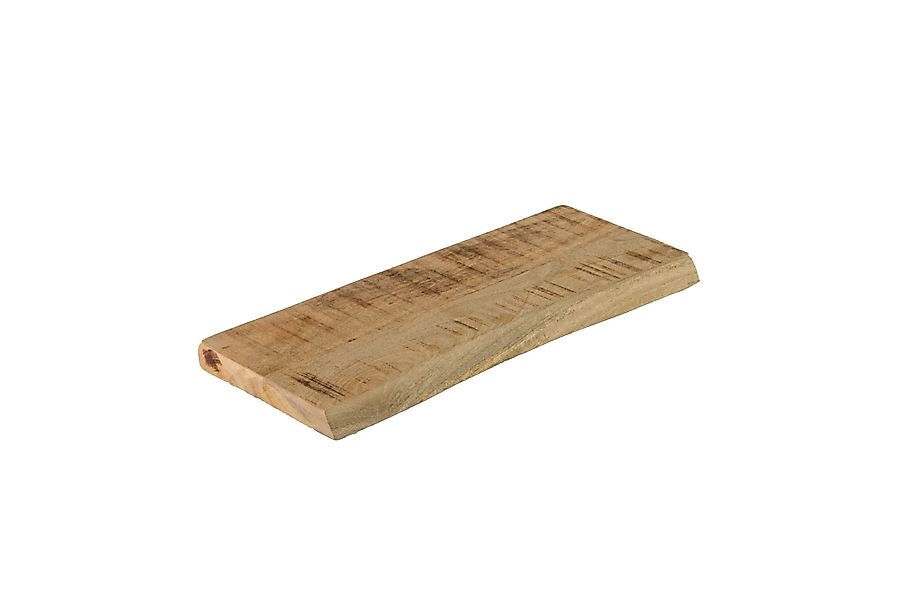 Trelevo® Wandregal Amanda, Akazienholz, Baumkante, Steckboard, günstig online kaufen