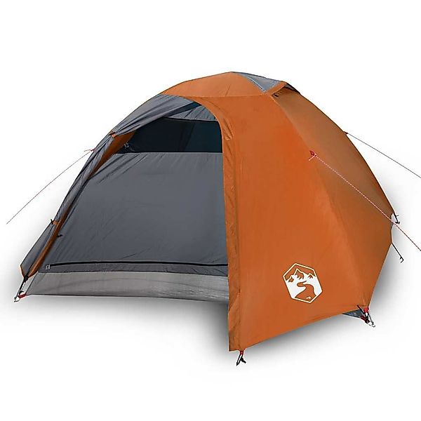 vidaXL Kuppelzelt Kuppel-Campingzelt 4 Personen Grau günstig online kaufen