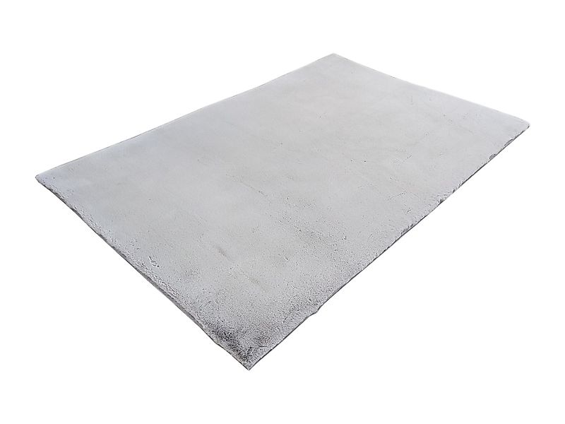 Hochflorteppich in Pelz-Optik - 160 x 230 cm - Grau - BUNNY günstig online kaufen