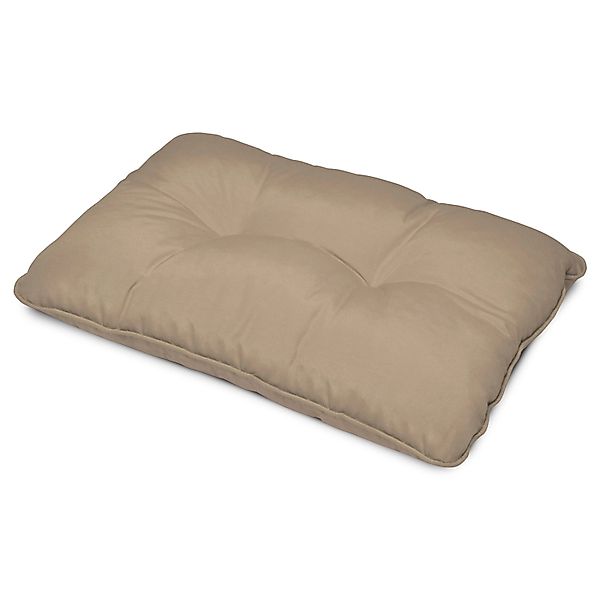 Beautissu Flair Loungekissen Outdoor Rücken 70x40x12cm Natur günstig online kaufen