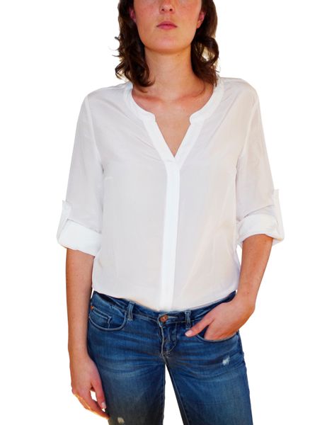 Posh Gear Seidenbluse Damen Bluse Camicetta günstig online kaufen