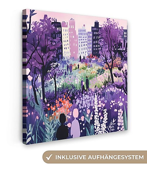 OneMillionCanvasses® Leinwandbild Park - Bäume - günstig online kaufen