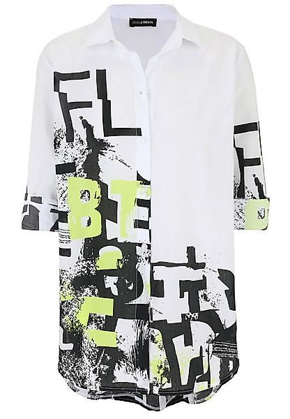 Doris Streich Langarmbluse mit Buchstabenprint Print günstig online kaufen