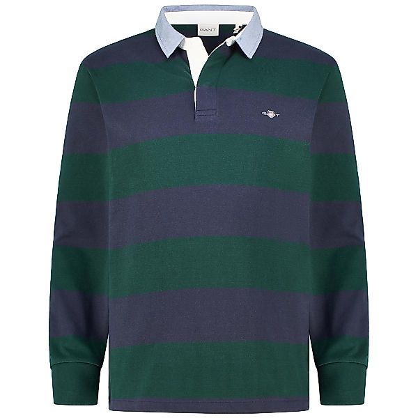 Gant Poloshirt aus Baumwolle Farbe dunkelgrün Größe: 4XL günstig online kaufen
