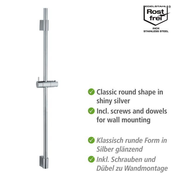 WENKO Duschstange "Classic" Chrom günstig online kaufen