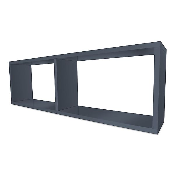 TRAUMMÖBEL Wandregal COMPACT, Anthrazit Hängeregal 100x16x31cm günstig online kaufen