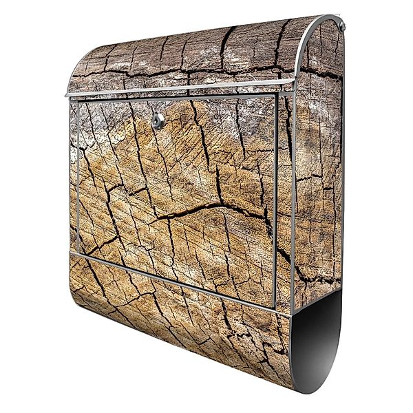 Banjado Design Briefkasten Silber Pulverbeschichtet 39x47x14cm 2 Schlüssel günstig online kaufen