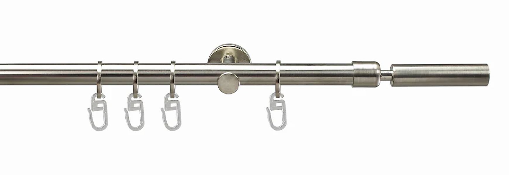 Liedeco Gardinenstange "Turin" Ø 16 mm 1 läufig-läufig Fixmaß günstig online kaufen