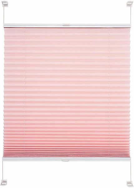 Liedeco Plissee "Pastell" Lichtschutz ohne Bohren verspannt Klemmfix-Plisse günstig online kaufen