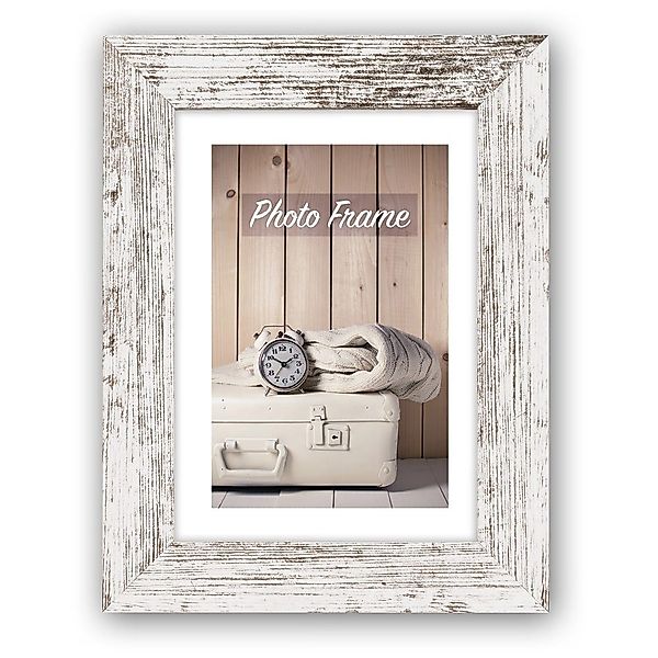 matches21 HOME & HOBBY Bilderrahmen Edler Vintage Holz Bilderrahmen rechtec günstig online kaufen
