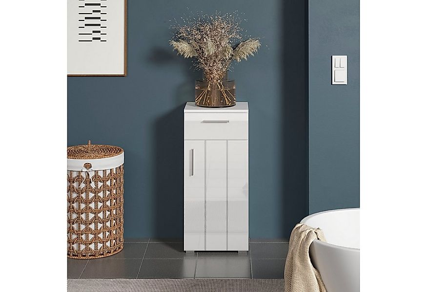 welltime Unterschrank Prag (1-St) Standschrank mit 1 Tür, 1 Schublade - (B/ günstig online kaufen