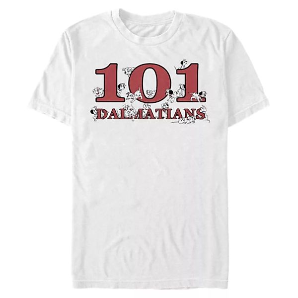 Disney Classics - 101 Dalmatiner - Logo Pups - Männer T-Shirt günstig online kaufen