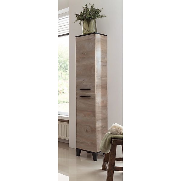 Fackelmann Hochschrank TE-A 30,2 cm x 175,2 cm x 32 cm Nature Oak günstig online kaufen