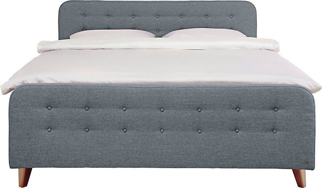 TOM TAILOR HOME Boxspringbett NORDIC BOX, mit Knopfheftung im Kopfteil und günstig online kaufen