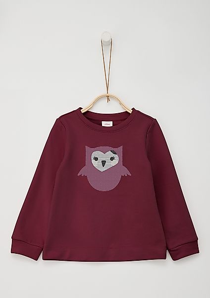 s.Oliver Junior Sweatshirt mit Eule Aus günstig online kaufen