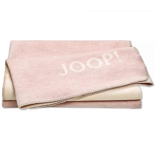 JOOP! Wohndecke Melange-Doubleface - Größe: 150x200 cm - Farbe: Nude-Creme günstig online kaufen