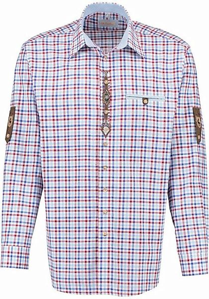 OS-Trachten Trachtenhemd Ployos Herren Langarmhemd mit Paspeltasche mit Kno günstig online kaufen