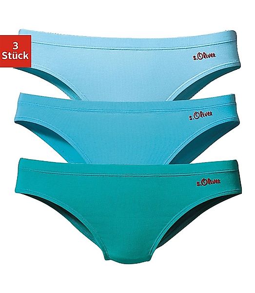 s.Oliver Bikinislip 3er-Pack, aus elastischer Baumwoll-Qualität günstig online kaufen