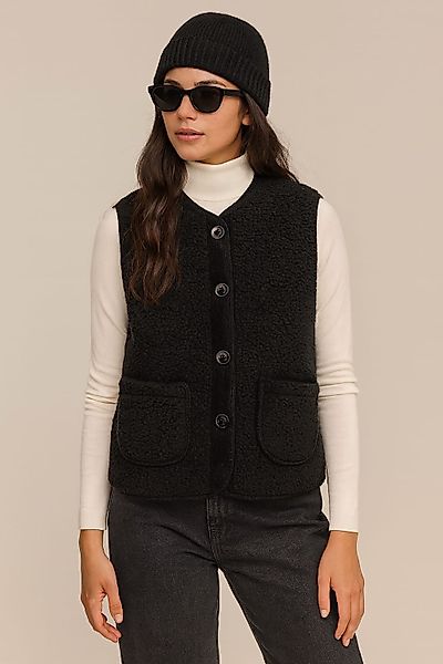May Gem Kurzweste Damen Teddy Weste günstig online kaufen