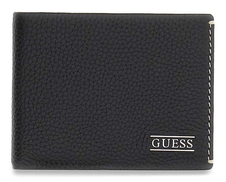 Guess Geldbörse Bifold Wallet, aus echtem Rindsleder mit RFID-Blocker Schut günstig online kaufen