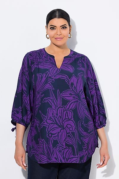 Ulla Popken Tunika Tunika Blüten A-Linie günstig online kaufen