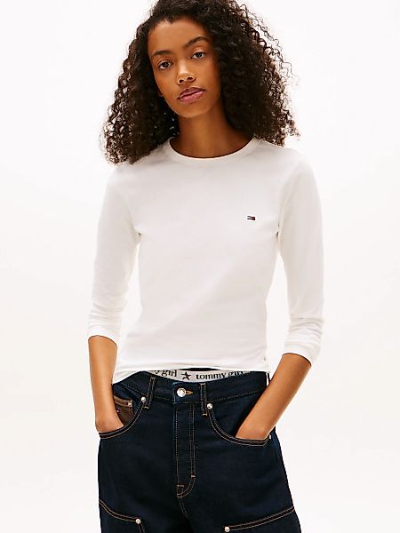 Tommy Jeans Langarmshirt "TJW SLIM JERSEY LS TEE" günstig online kaufen