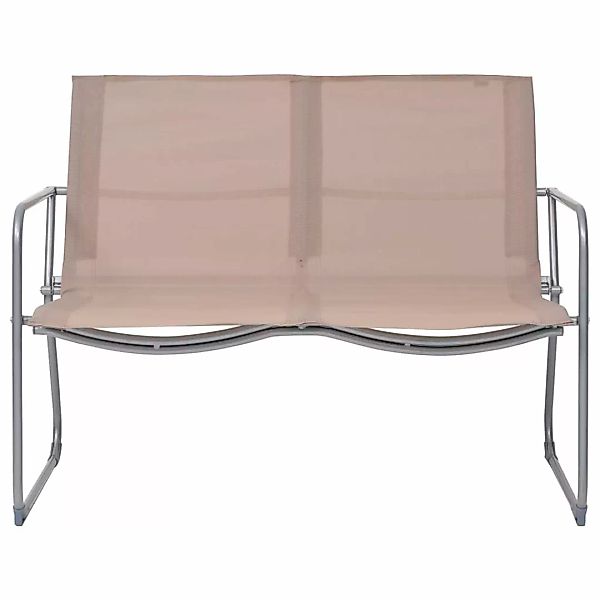 4-tlg. Garten-lounge-set Stoff Und Stahl Taupe günstig online kaufen