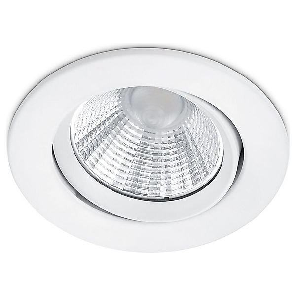 LED Einbaustrahler Pamir in Schwarz-matt rund 5,5W 345lm günstig online kaufen