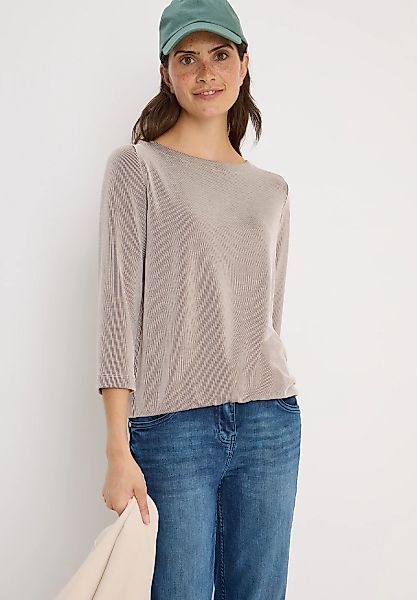 Cecil 3/4-Arm-Shirt mit Streifen Muster günstig online kaufen