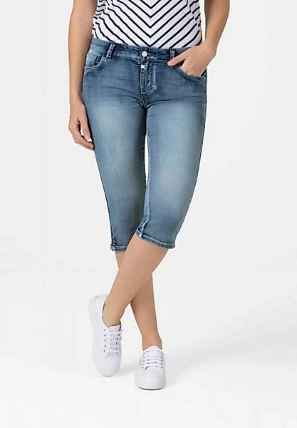 TIMEZONE Jeansshorts Capri Denim Jeans Shorts Kurze Bermuda Tight AleenaTZ günstig online kaufen