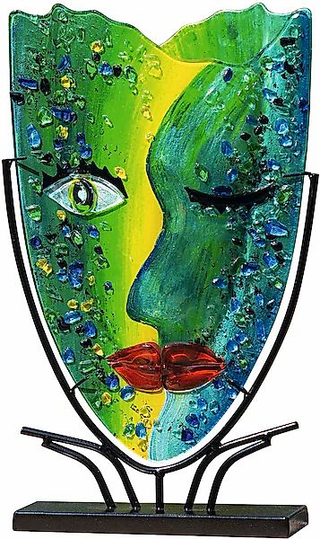 Casablanca by Gilde Dekovase »Twinkle« dekorative Vase aus Glas, Dekoobjekt günstig online kaufen