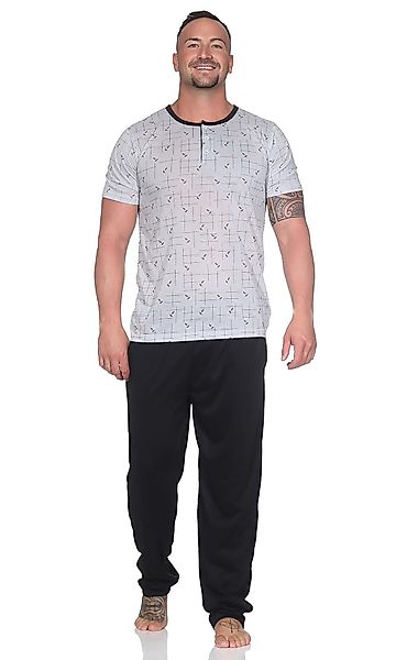 EloModa Pyjama Herren Pyjama Set kurzarm günstig online kaufen