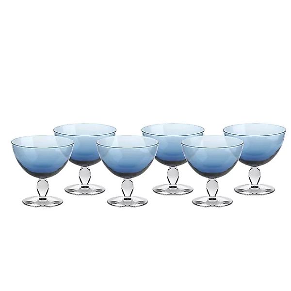 Eiscremeglas Mezzo 6er-Set Colori Vero 12cm blau günstig online kaufen