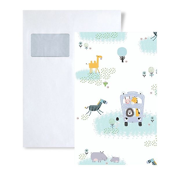 PROFHOME 1 MUSTERSTÜCK S-381141-GU DIN A4 MUSTER der Tiermotiv Tapete günstig online kaufen