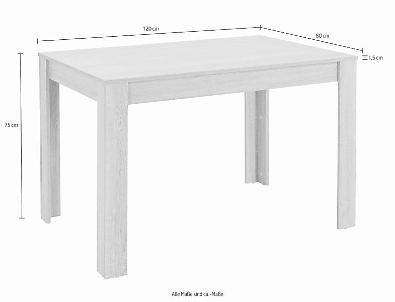 INOSIGN Essgruppe Set, 5 Stk. tlg. günstig online kaufen