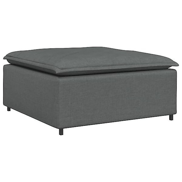 vidaXL Sofaelement Modulares Sofa-Fußhocker-Modul Dunkelgrau 100 günstig online kaufen