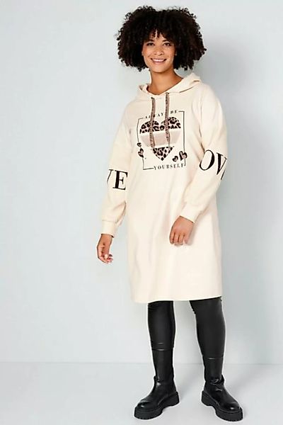 Angel of Style Sommerkleid Sweatkleid oversized Kapuze Herz-Motiv Kapuze günstig online kaufen