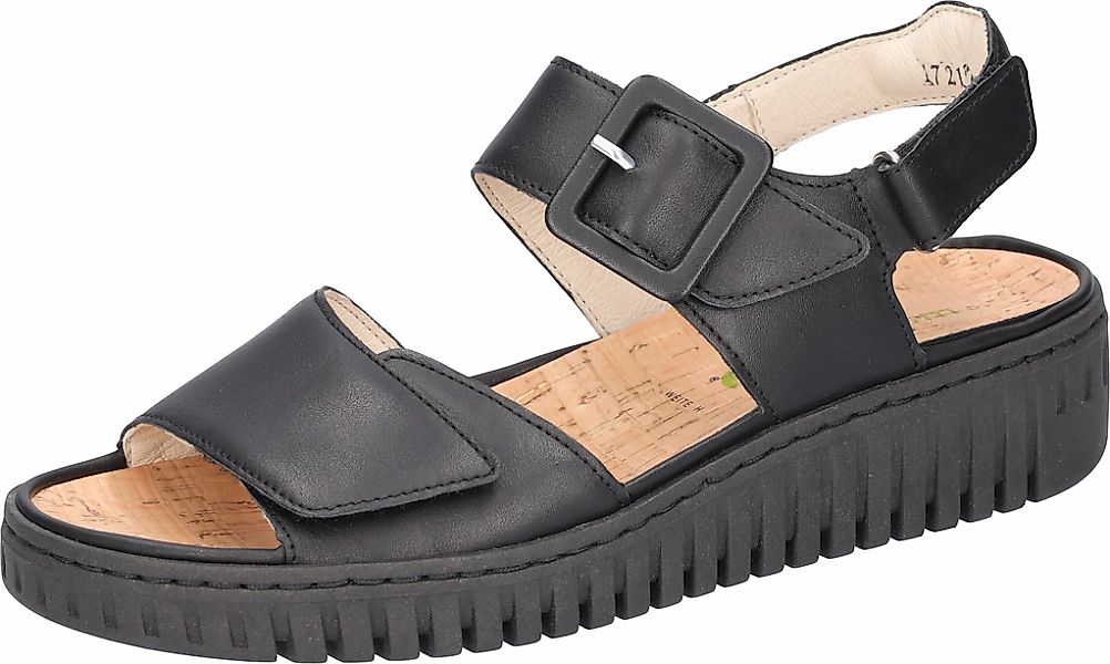 Waldläufer H-WILLOW Plateausandale Sommerschuh, Klettschuh, Bequemschuh mit günstig online kaufen