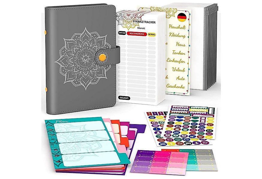 Aocii Ringbuchmappe Budget Planner Deutsch A6 Finanzplaner Haushaltsbuch Sp günstig online kaufen