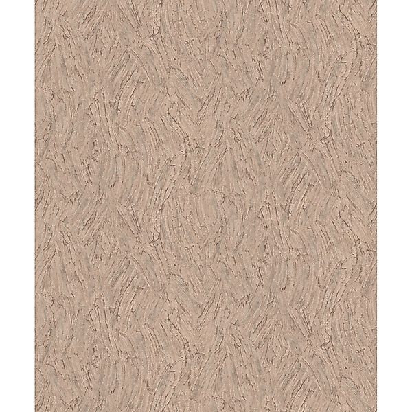 Erismann Vliestapete Bark 10,05 m x 0,53 m Braun günstig online kaufen