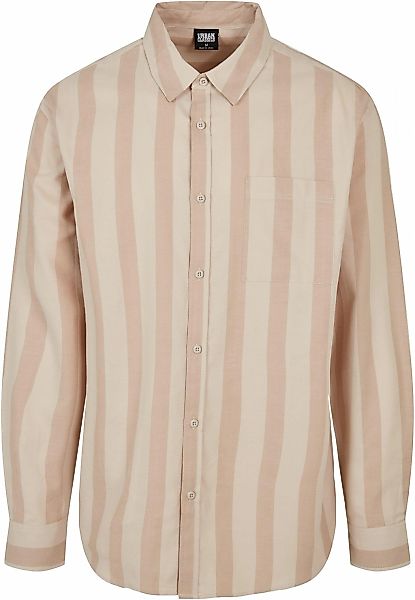 URBAN CLASSICS Langarmhemd "Urban Classics Herren Striped Shirt" 1 Stk. günstig online kaufen