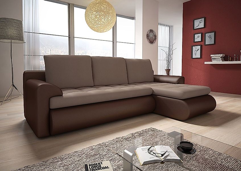 Sofnet Ecksofa Santi, mit Schlaffunktion und günstig online kaufen