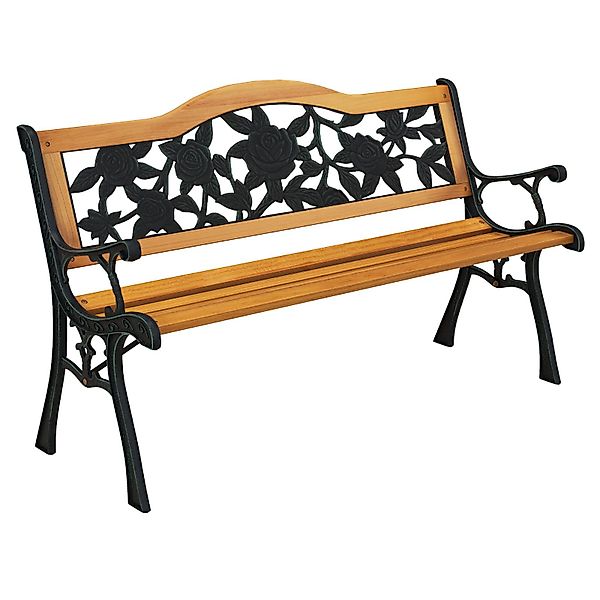 COSTWAY Gartenbank, 2-Sitzer Sitzbank wetterfest, 126 günstig online kaufen