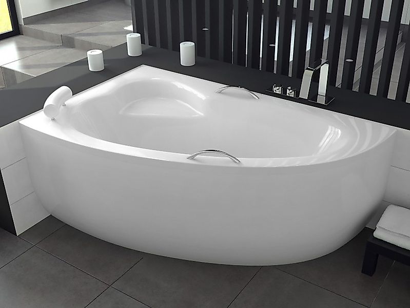 KOLMAN Badewanne Eckbadewanne Natalia 150x100, (Links/Rechts), günstig online kaufen