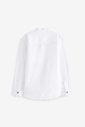 Next Langarmhemd Grandad-Hemd mit langen Ärmeln günstig online kaufen
